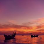 tramonto al mare