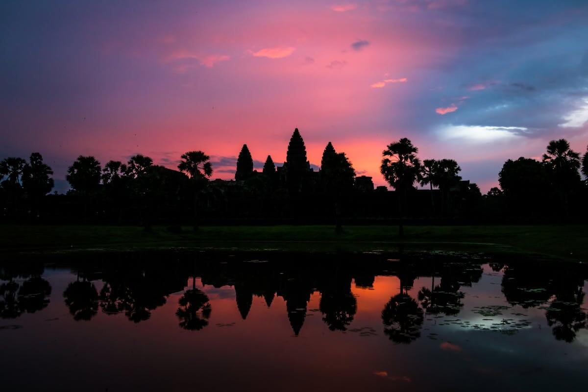 Il tempio di Angkor Wat, in Cambogia